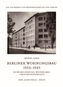 Berliner Wohnungsbau 1933-1945