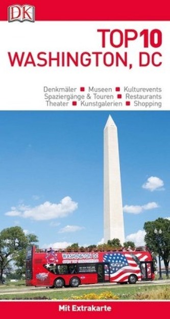 Top 10 Reiseführer Washington, DC, m. 1 Karte