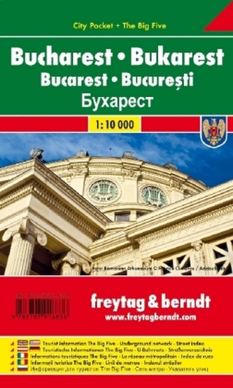 Freytag & Berndt Stadtplan Bukarest. Bucharest. Bucarest / Bucuresti
