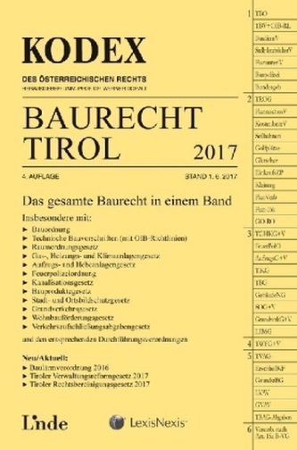 Baurecht Tirol 2017