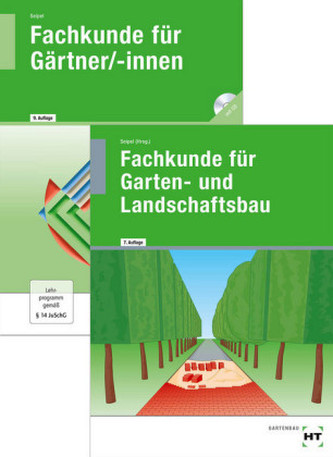 Fachkunde für Gärtner, m. CD-ROM. Fachkunde für Garten- und Landschaftsbau, 2 Bde.
