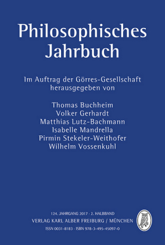 Philosophisches Jahrbuch. Halbbd.2 Philosophisches Jahrbuch. Halbbd.2