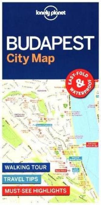 Lonely Planet Budapest City Map