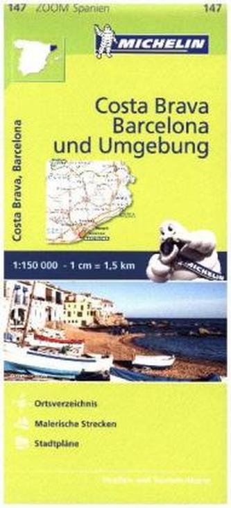 Michelin Costa Brava, Barcelona und Umgebung. Costa Brava, Environs de Barcelone