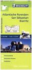 Michelin Karte Atlantische Pyrenäen, San Sebastian, Biarritz. Pays Basque, Nord de la Navarre