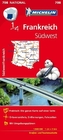 Michelin Karte Frankreich Südwest
