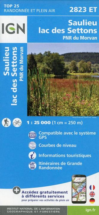 2823 ET Saulieu - Lac des Settons - PNR du Morvan