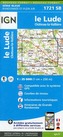IGN Karte, Serie Bleue Le Lude. Château-la-Vallière