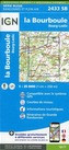 IGN Karte, Serie Bleue Bourg-Lastic. La Bourboule