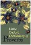 Little Oxford Dictionary of Proverbs