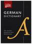 Collins Gem German Dictionary