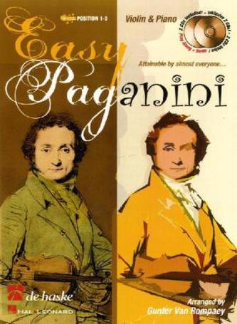 Easy Paganini, für Violine, m. 2 Audio-CDs