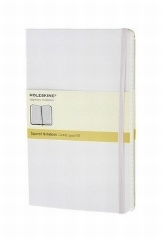 Moleskine Notizbuch, Large, A5, kariert, weiss