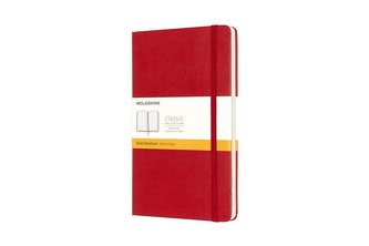 Moleskine classic, Large Size, Ruled Notebook, red