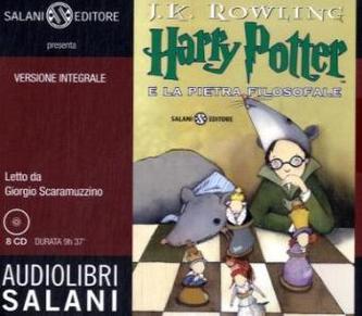 Harry Potter e la pietra filosofale, 8 Audio-CDs. Harry Potter und der Stein der Weisen, 8 Audio-CDs, italienische Version