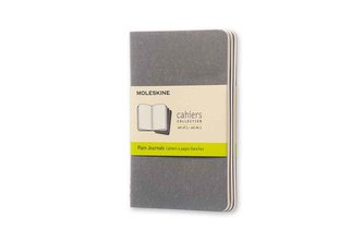 Moleskine Cahier A6, blanko, grau, 3er-Set