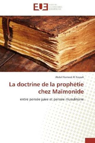 La doctrine de la prophétie chez Maïmonide