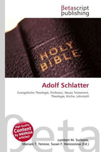 Adolf Schlatter