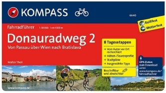 Kompass Fahrradführer Donauradweg. Bd.2