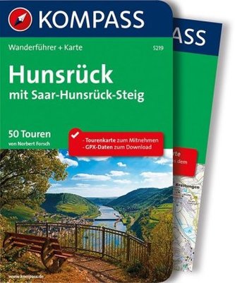 Kompass Wanderführer Hunsrück mit Saar-Hunsrück-Steig
