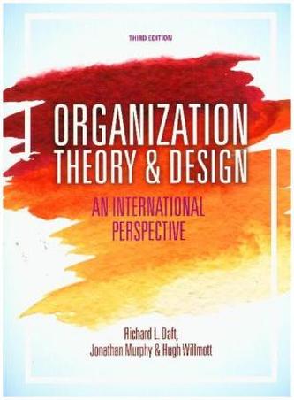 Organization Theory and Design