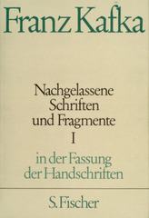 Nachgelassene Schriften und Fragmente, in der Fassung der Handschriften 1