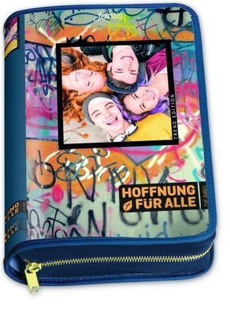 Hoffnung für alle. Die Bibel - Trend-Edition 'Graffiti-Mauer', 2.0, m. Bibelhülle