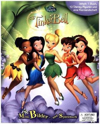 Tinkerbell, m. 12 Disneyfiguren + 1 Feenlandschaft
