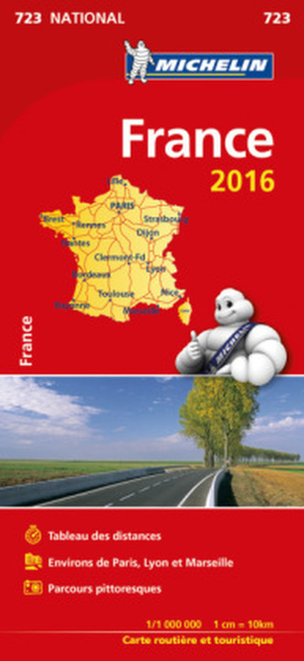 Michelin Karte Frankreich 2016