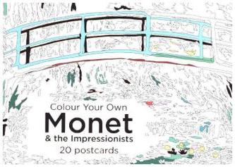 Colour Your Own Monet Postcard Book