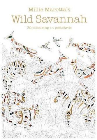 Millie Marotta's Wild Savannah Postcard Book