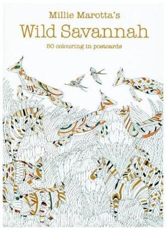 Millie Marotta's Wild Savannah Postcard Box