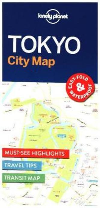 Lonely Planet City Map Tokyo