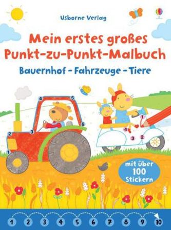 Mein erstes großes Punkt-zu-Punkt-Malbuch