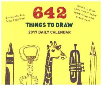 642 Things to Draw, Daily Calendar 2017