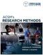 ACSM's Research Methods