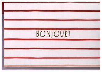 Paris Street Style Notecards: Bonjour!