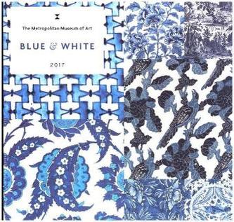 Blue & White 2017 Wall Calendar