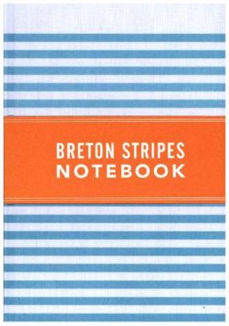 Breton Stripes Notebook Sky Blue