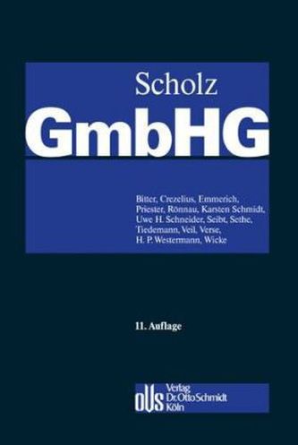 GmbHG, Kommentar zum GmbH-Gesetz, 3 Bde.