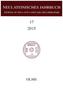 Neulateinisches Jahrbuch 2015