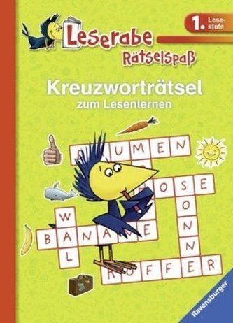 Kreuzworträtsel zum Lesenlernen (grün)