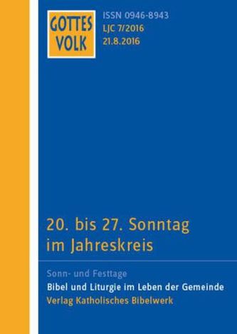 20. bis 27. Sonntag im Jahreskreis
