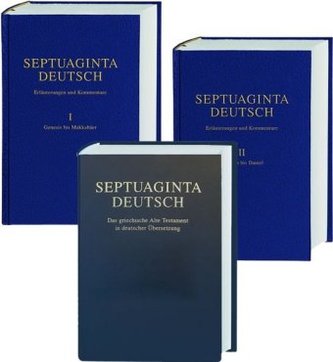Septuaginta Deutsch + Erläuterungen und Kommentare Tl.1+2, 3 Bde.