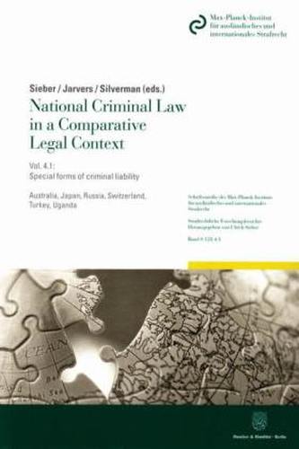 National Criminal Law in a Comparative Legal Context. Vol.4/1