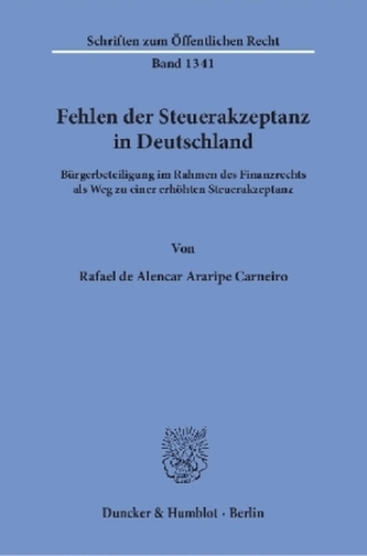 Fehlen der Steuerakzeptanz in Deutschland.