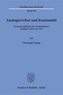 Analogieverbot und Kontinuität