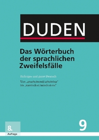Das Wörterbuch der sprachlichen Zweifelsfälle