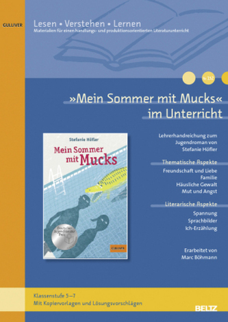 'Mein Sommer mit Mucks' im Unterricht