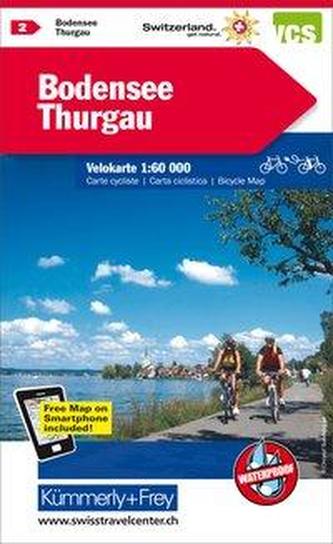 Kümmerly & Frey Karte Bodensee - Thurgau